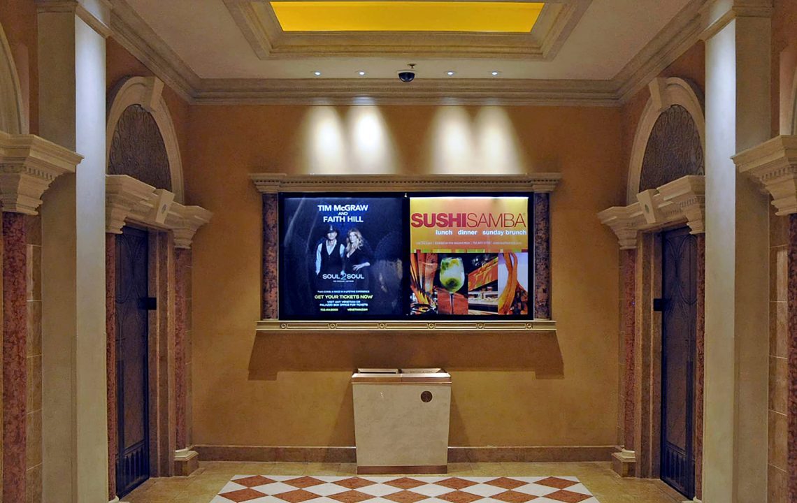 Ad Art Sign Co., AdArt, Full Service Signage, LED Lighting, Digital Signage,Hospitality, LCD Display, Interior Signage Display, the Venetian Resort & Casino, Las Vegas, NV